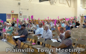 Plainville town meeting2