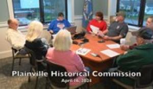 Plainville Historical Commission 4-16-24