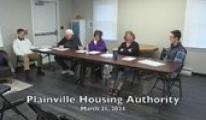 Plainville Housing Authority 3-21-24